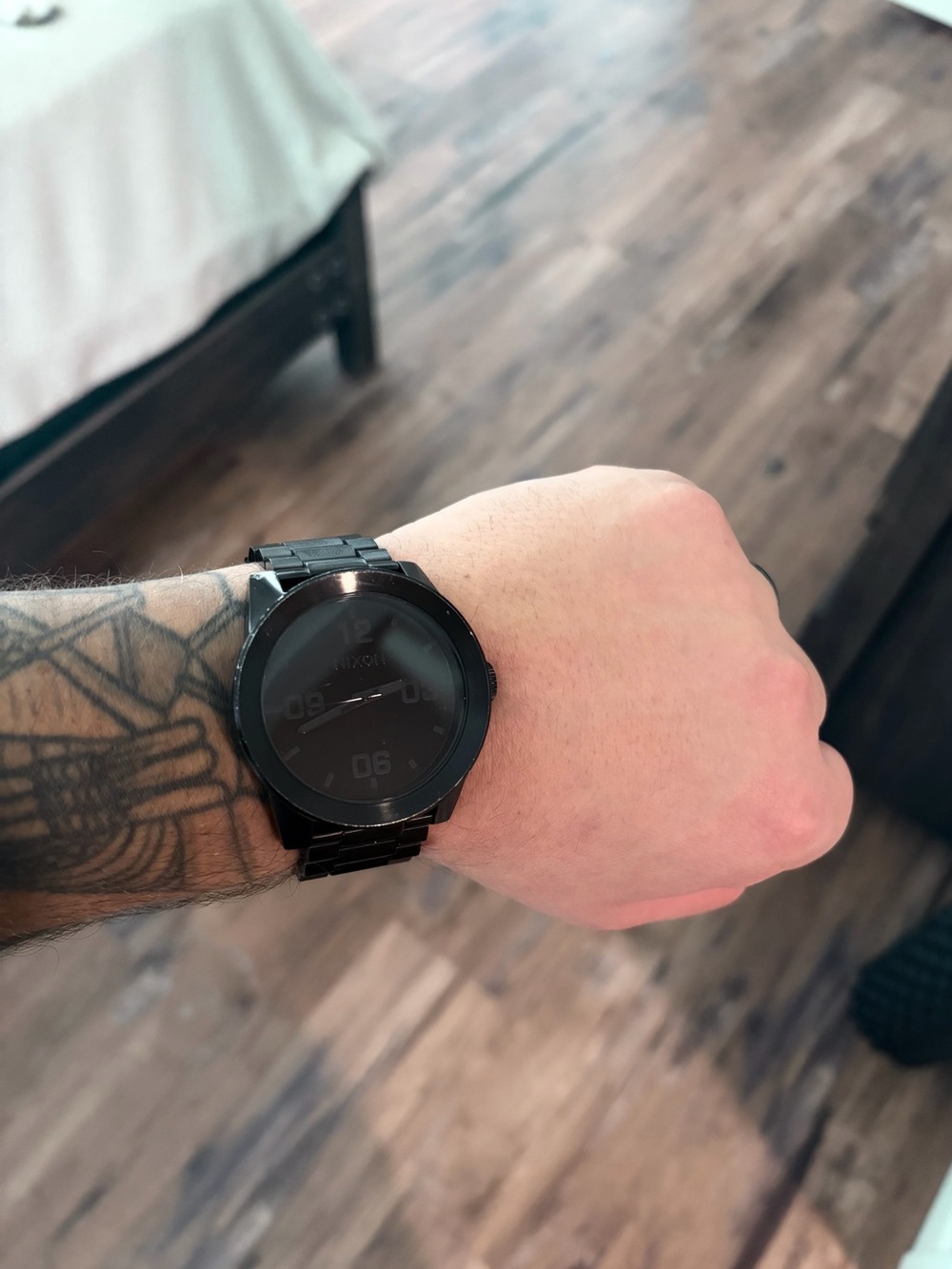 NIXON The Corporal SS Black Metal Watch